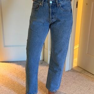 Levi's Blue Straight Leg Women's Jeans